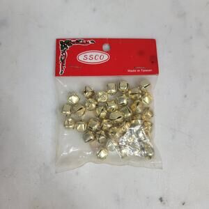 SSCO Bulk Diy Jingle Bells For Christmas Festival‎ Deco Gold Craft Bells